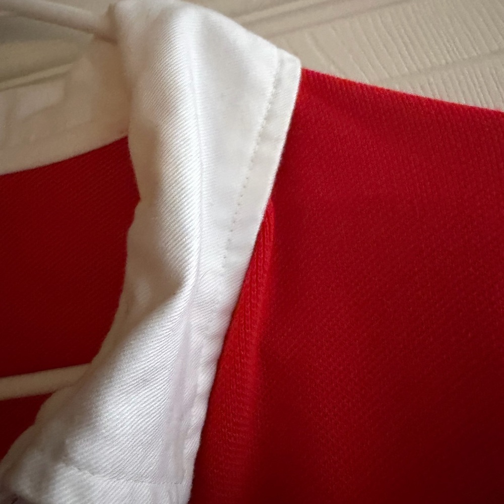 Nike Red Polo with White Trim